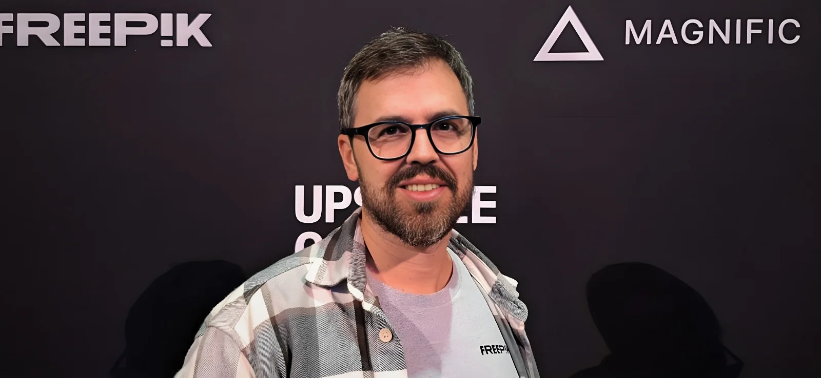 Emilio Nicolas at Upscale Conference in Málaga.